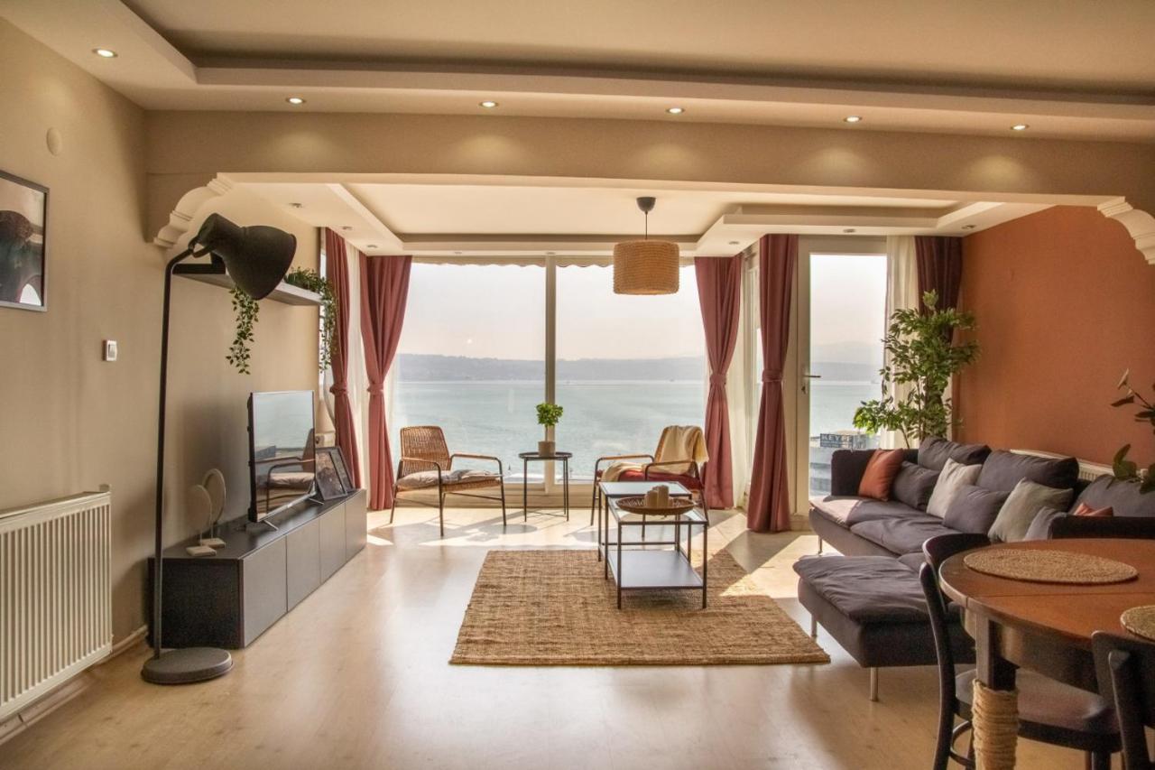 Apartament Exceptional Flat With Gorgeous Sea View In Izmir Zewnętrze zdjęcie